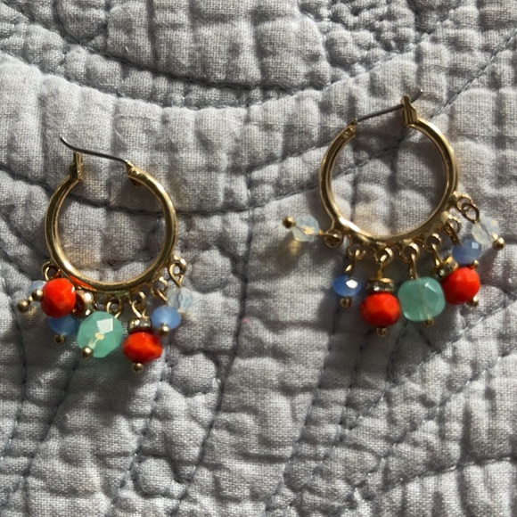 Colorful Multi strand necklace & earrings set - Picture 7 of 7